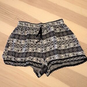 Boho Elephant Shorts